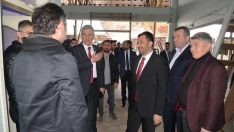 Demircan Ve Doğan Hal Esnafını Ziyaret Etti