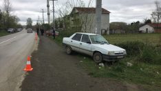 Çarşamba’da Koyunlar Kazaya Neden Oldu! 1 Yaralı