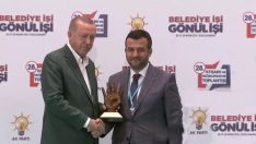 Cumhurbaşkanı Erdoğan’dan Başkan Doğan’a Ödül