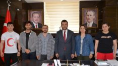 Türkiye’de Derece Yapan Sporcular Başkan Doğan’ı Ziyaret Etti