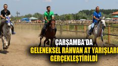 Çarşamba’da Geleneksel Rahvan At Yarışları Gerçekleştirildi