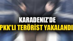 Karadeniz’de PKK’lı Terörist Yakalandı!