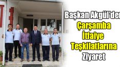 Başkan Akgül’den Çarşamba İtfaiye Teşkilatlarına Ziyaret