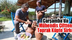Çarşamba’da Mühendis Çiftten Toprak Küpte Sirke