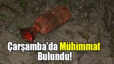 Çarşamba’da Mühimmat Bulundu!