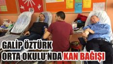 Galip Öztürk Ortaokulu’ndan Kan Bağışı