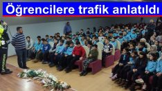 Öğrencilere trafik anlatıldı