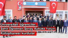 Üniversiteli öğrenciler, kardeşlerine kütüphane kurdu