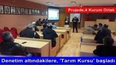 Denetim altındakilere, ‘Tarım Kursu’ başladı