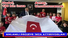 Hedef, 100 bin imza – Amaç, Unutturmamak