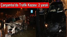 Çarşamba’da Trafik Kazası: 2 yaralı
