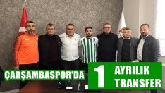 Çarşambaspor’da  1 Ayrılık 1 Transfer