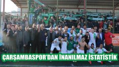 Çarşambaspor’dan İnanılmaz İstatistik