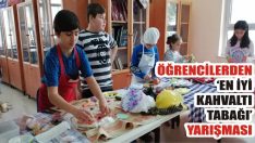 Öğrencilerden ‘En İyi Kahvaltı Tabağı’ Yarışması