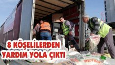 8 Köşelilerden Yardım Yola Çıktı