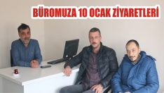 Büromuza 10 Ocak Ziyaretleri