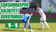 Çarşambaspor Galibiyeti Koruyamadı