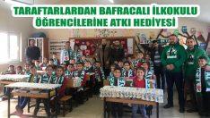 Taraftarlardan Bafracalı İlkokulu Öğrencilerine Atkı Hediyesi