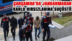 Çarşamba’da Jandarmadan Kablo Hırsızlarına Suçüstü