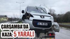 Çarşamba’da Kaza: 5 Yaralı