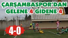 Çarşambaspor’dan Gelene 4 Gidene 4