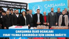 Çarşamba Ülkü Ocakları Fırat Yılmaz Çakıroğlu İçin Lokma Dağıttı