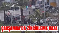 Çarşamba’da Zincirleme Kaza