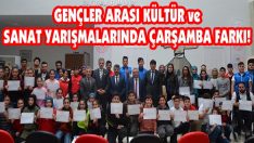 Gençler Arası Kültür ve Sanat Yarışmalarında Çarşamba Farkı!