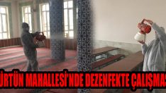 Kürtün Mahallesi’nde Dezenfekte Çalışması