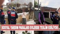 ÇARŞAMBA’DA,  SOSYAL YARDIM PARALARI EVLERDE TESLİM EDİLİYOR