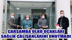 Çarşamba Ülkü Ocakları Sağlık Çalışanlarını Unutmadı