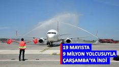 O UÇAK ÇARŞAMBA HAVALİMANI’NA İNDİ