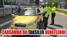 Çarşamba’da Taksiler Denetlendi