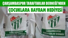 Çarşambaspor Taraftarlar Derneği’nden Çocuklara Bayram Hediyesi