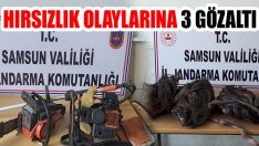 Hırsızlık Olaylarına 3 Gözaltı