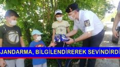 JANDARMA, BİLGİLENDİREREK SEVİNDİRDİ