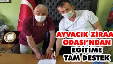 Ayvacık Ziraat Odası’ndan Eğitime Tam Destek