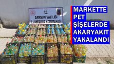 MARKETTE SATIŞA HAZIR OLDUĞU İDDİA EDİLEN  AKARYAKIT YAKALANDI