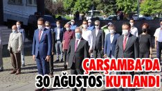 Çarşamba’da 30 Ağustos Kutlandı