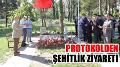 Protokolden Şehitlik Ziyareti