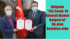 Çarşamba Belediyesi bölgede bir ilki başardı “TSE Covid-19 Güvenli Hizmet Belgesi” almaya hak kazanan Karadeniz’in ilk belediyesi oldu.