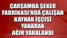 Çarşamba Şeker Fabrikası’nda Çalışan Kaynak İşçisi Yanarak Ağır Yaralandı