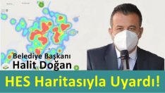 Belediye Başkanı sosyal medyadan  HES haritasıyla uyardı!
