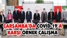 Çarşamba’da Covid-19’a Karşı Örnek Çalışma