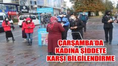 Çarşamba’da Kadına Şiddete Karşı Bilgilendirme