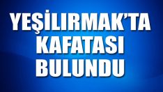 Yeşilırmak’ta Kafatası Bulundu