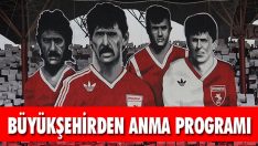 Büyükşehirden Anma Programı