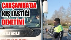 Çarşamba’da Kış Lastiği Denetimi