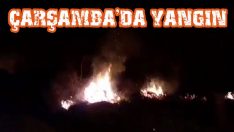Çarşamba’da Yangın