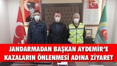 Jandarmadan Başkan Aydemir’e Kazaların Önlenmesi Adına Ziyaret